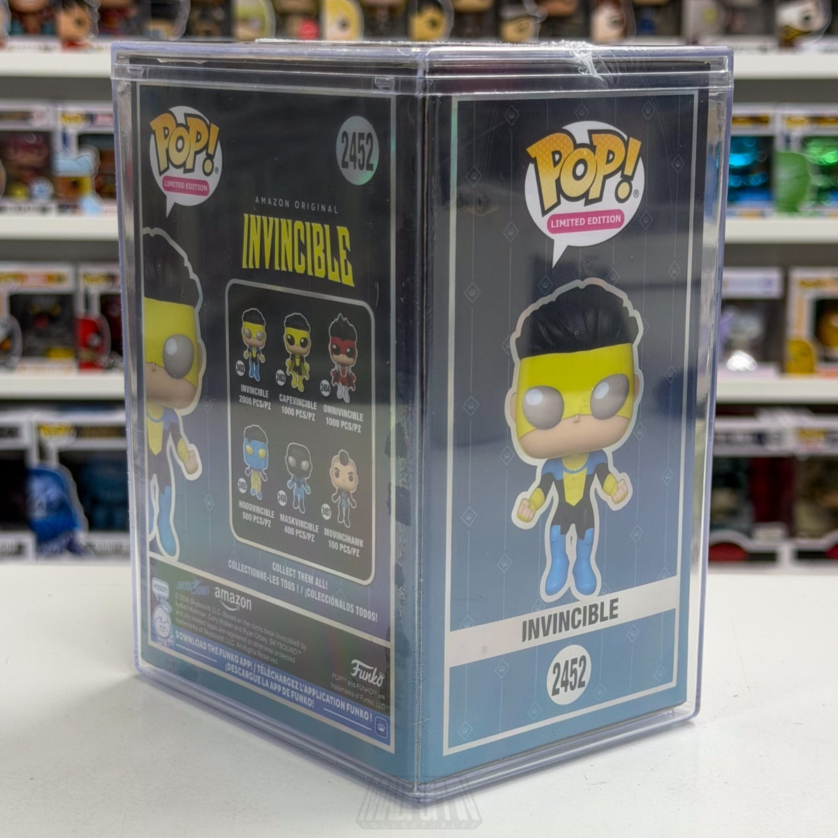 Funko Pop Invincible Floating 2452 SDCC 2026 LE 2000 Figure OFFICIAL CON STICKER