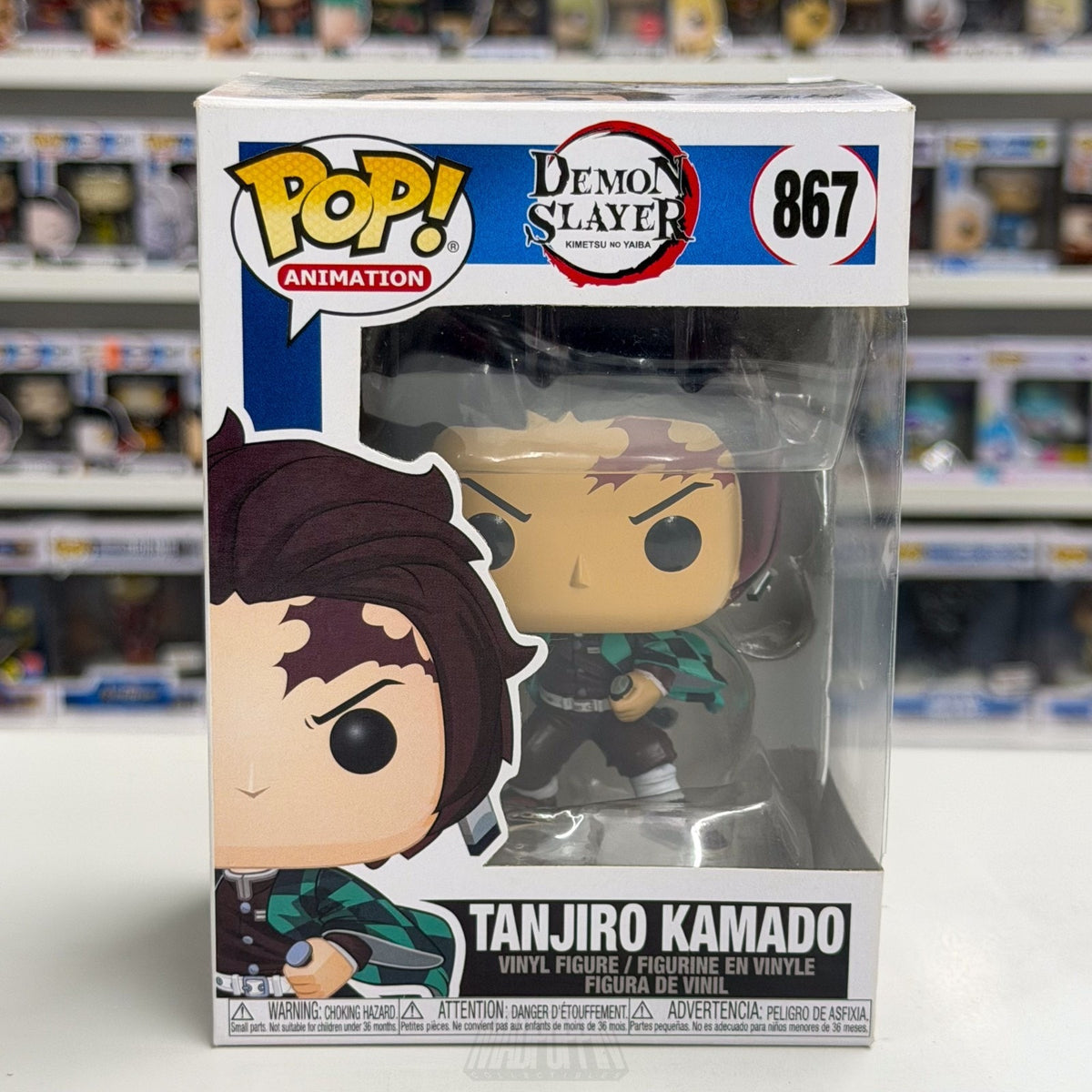 Funko Pop Anime Demon Slayer Tanjiro Kamado 867 Japanese Manga Toy Vinyl Figure