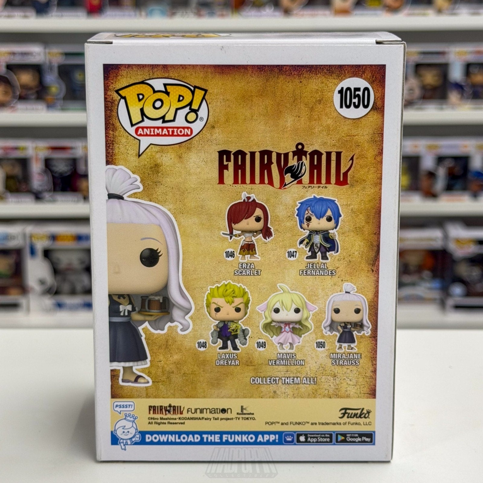 Funko Pop Anime Fairy Tail Mirajane Strauss 1050 Japanese Manga Toy Vinyl Figure