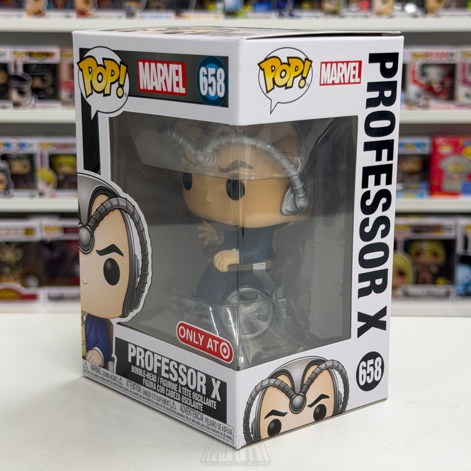 Funko Pop Marvel X-Men Professor X Cerebro Target 658 Mutant Toy Vinyl Figure