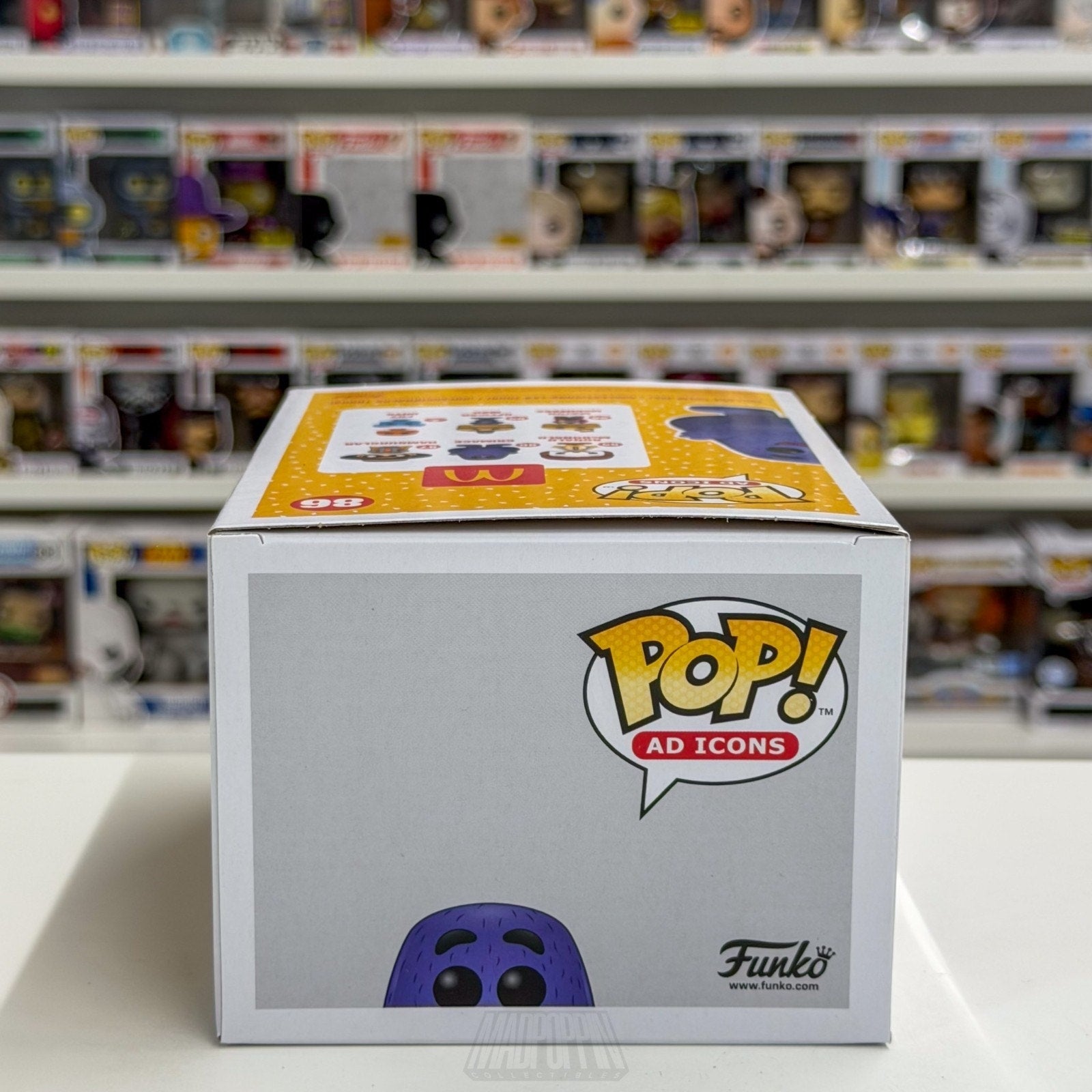Funko Pop Ad Icons McDonalds Grimace 86 Burger Fast Food Restaurant Vinyl Figure