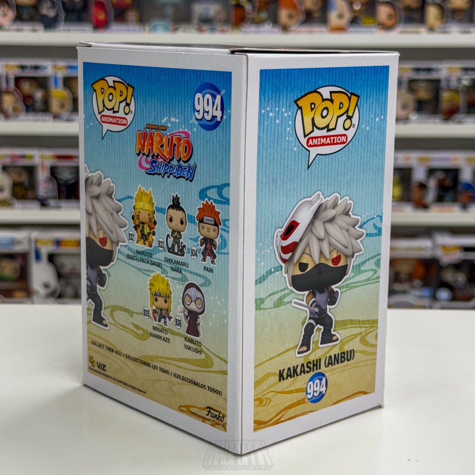 Funko Pop Animation Naruto Kakashi Anbu AAA Anime 994 Japanese Manga Toy Figure