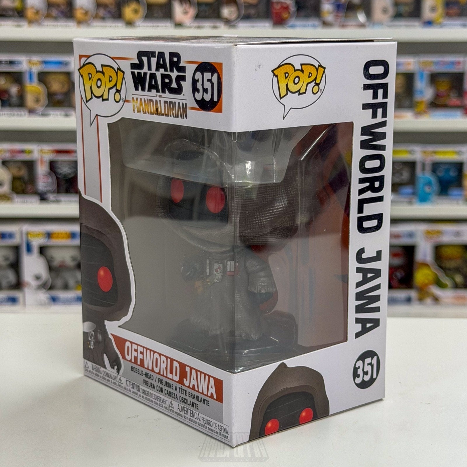 Funko Pop Star Wars Mandalorian Offworld Jawa 351 Tatooine Scavenger Toy Figure
