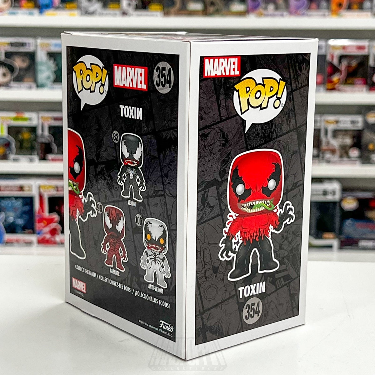 Funko Pop Marvel Toxin Walgreens 354 Symbiotes Supervillain Toy Vinyl Figure