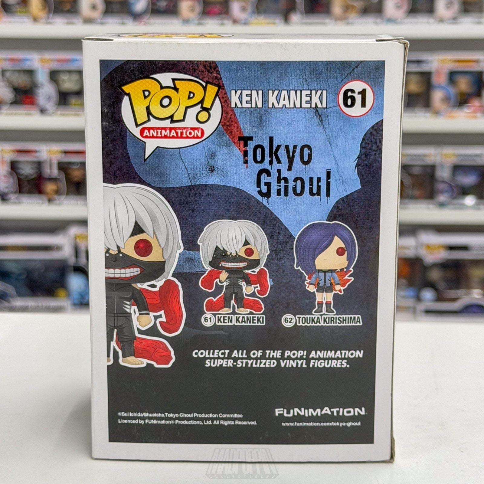 Funko Pop Anime Tokyo Ghoul Ken Kaneki 61 Dark Fantasy Manga Toy Vinyl Figure