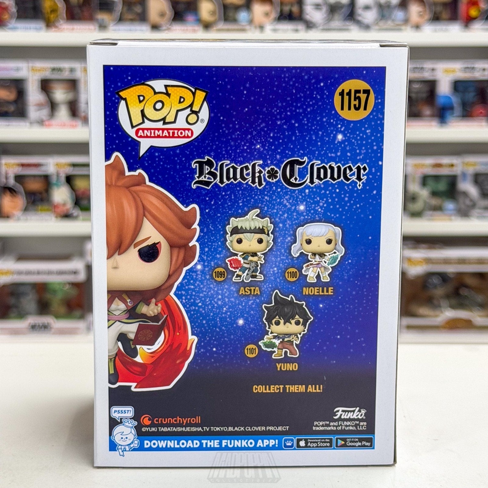 Funko Pop Anime Black Clover Mereoleona Glow Crunchyroll 1157 Manga Toy Figure