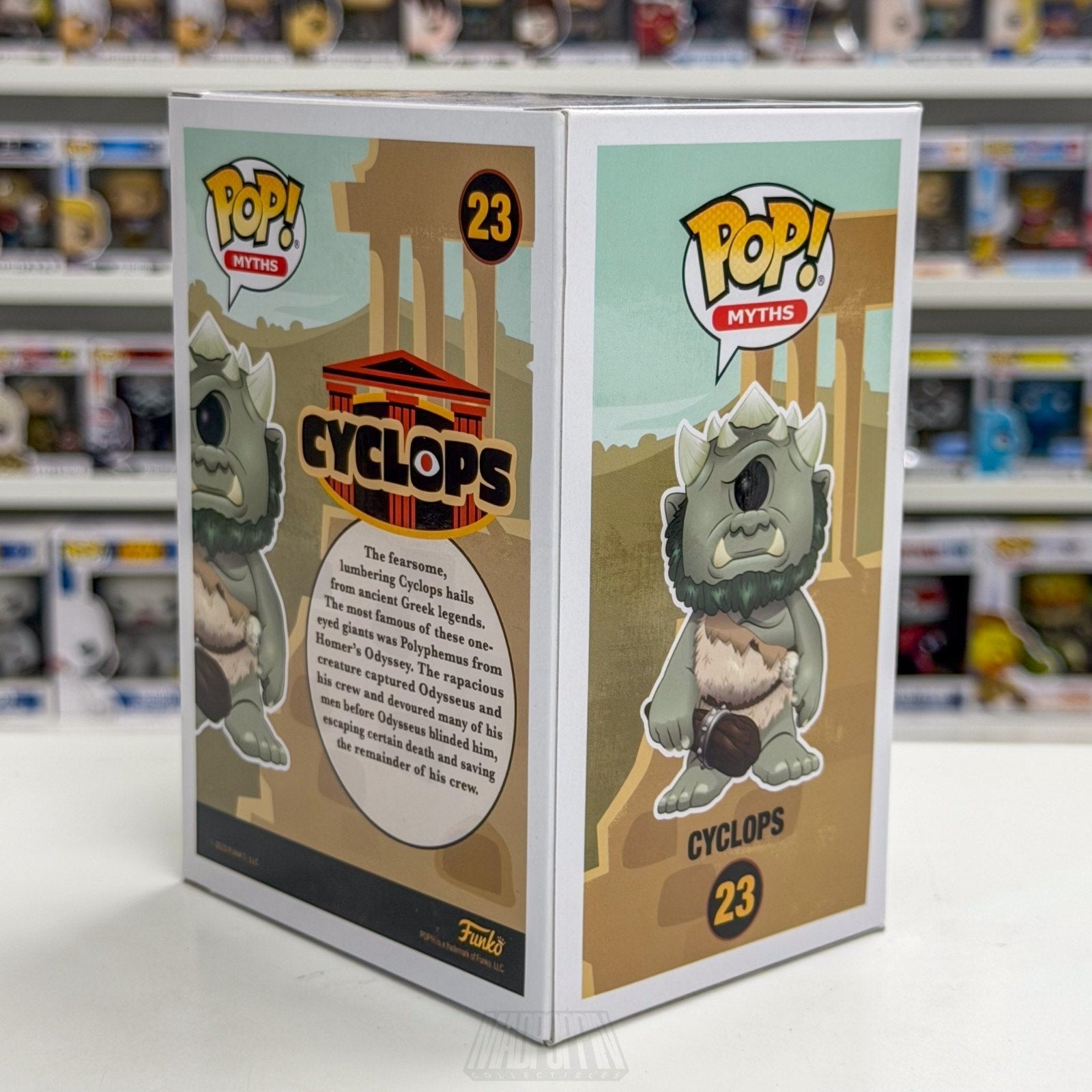 Funko Pop Myths Cyclops Exclusive 23 Ancient Greek Roman Creature Vinyl Figure