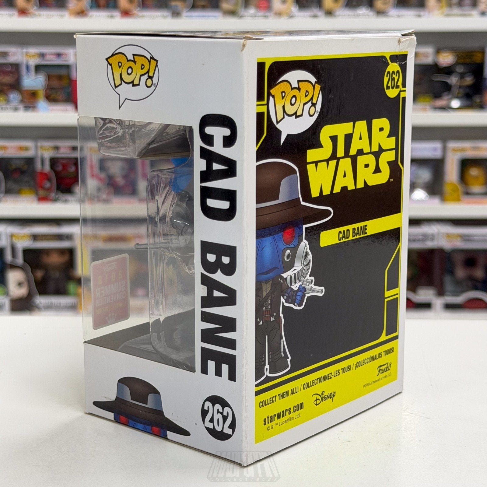 Funko Pop Star Wars Cad Bane SDCC Summer Con 262 Bounty Hunter Toy Vinyl Figure