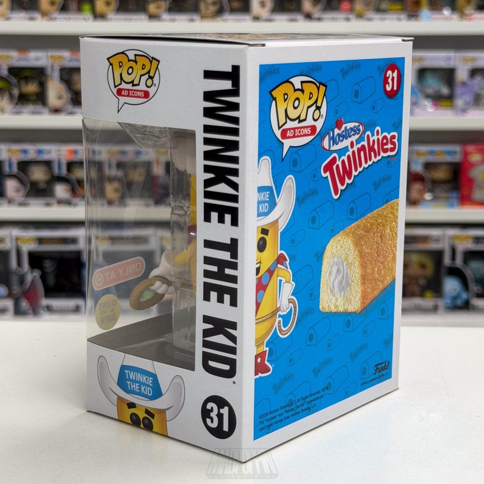 Funko Pop Ad Icons Hostess Twinkie the Kid Glow Target 31 Mascot Vinyl Figure