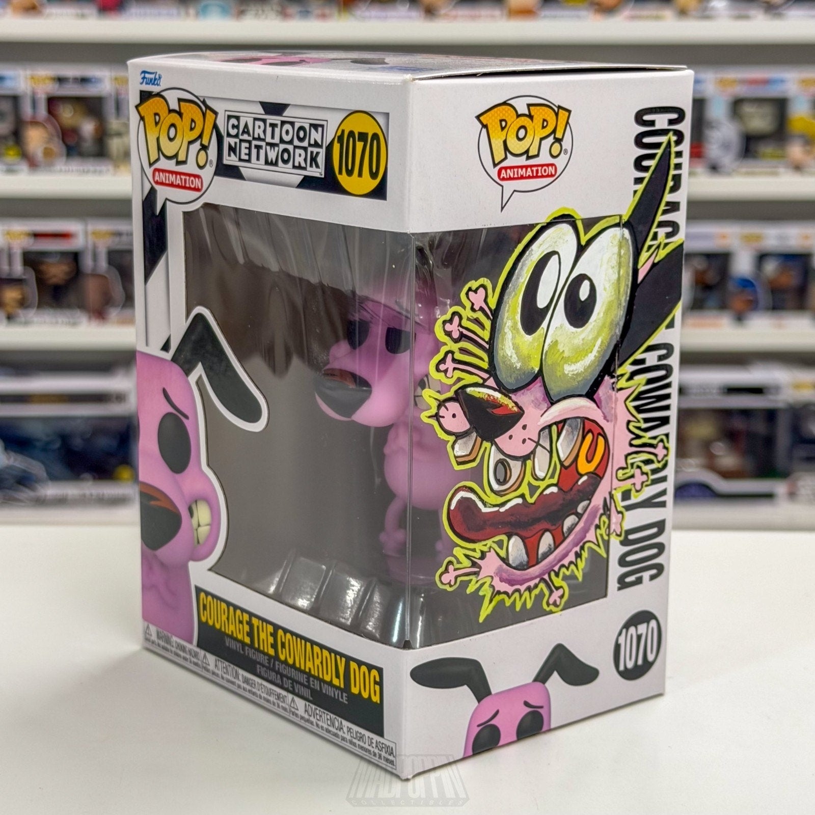 Funko Pop Animation Courage the Cowardly Dog Ram Fam CUSTOM 1070 Vinyl Figure