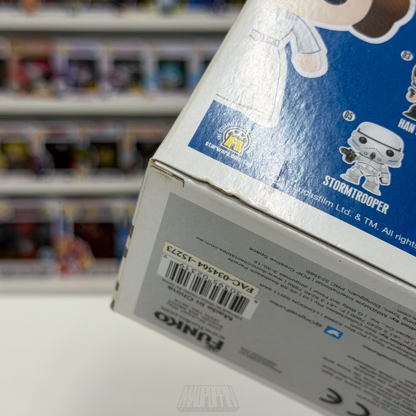 Funko Pop Star Wars Princess Leia 2015 Blue Box 04 Jedi Force Toy Vinyl Figure