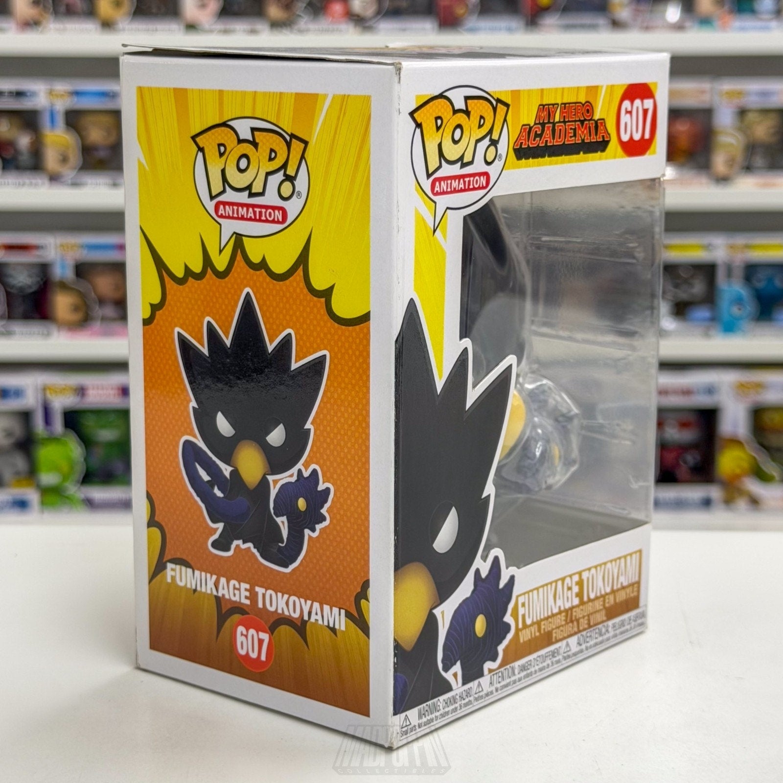 Funko Pop Anime My Hero Academia Fumikage Tokoyami 607 Japan Manga Vinyl Figure