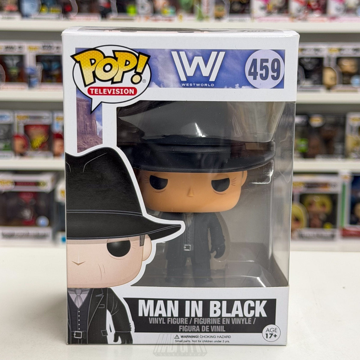 Funko Pop TV HBO Westworld Man in Black 459 Sci-Fi Western Drama Vinyl Figure
