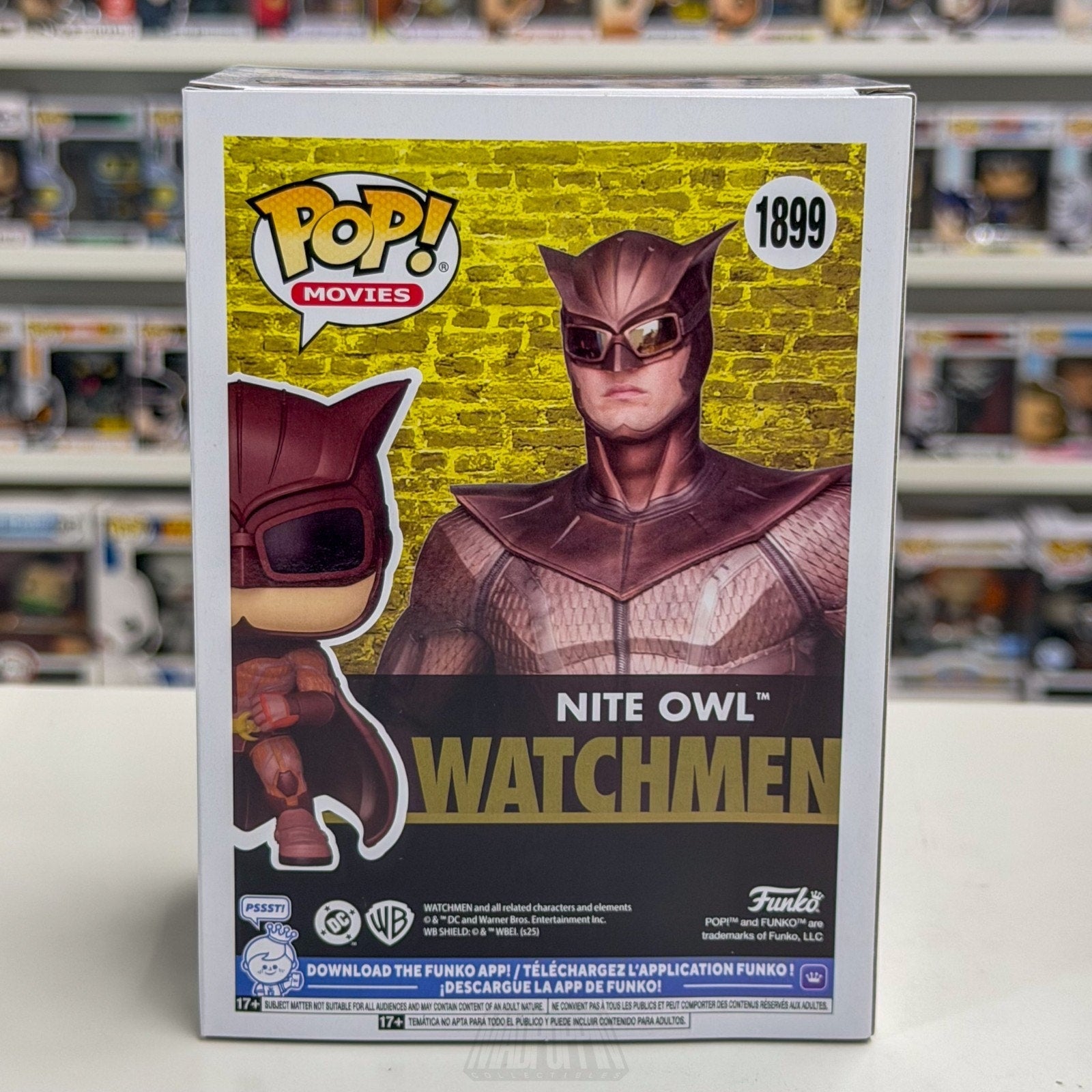 Funko Pop DC Comics Movies Watchmen Nite Owl Exclusive 1899 Toy Vinyl Figure