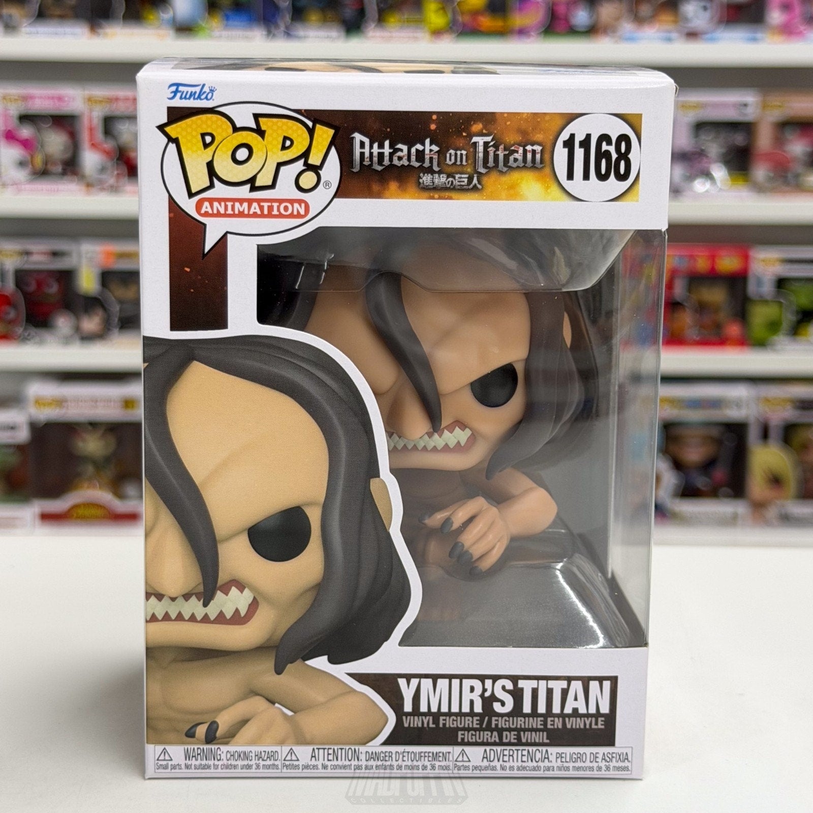 Funko Pop Anime Attack on Tita Ymir's Titan 1168 Japan Manga Toy Vinyl Figure