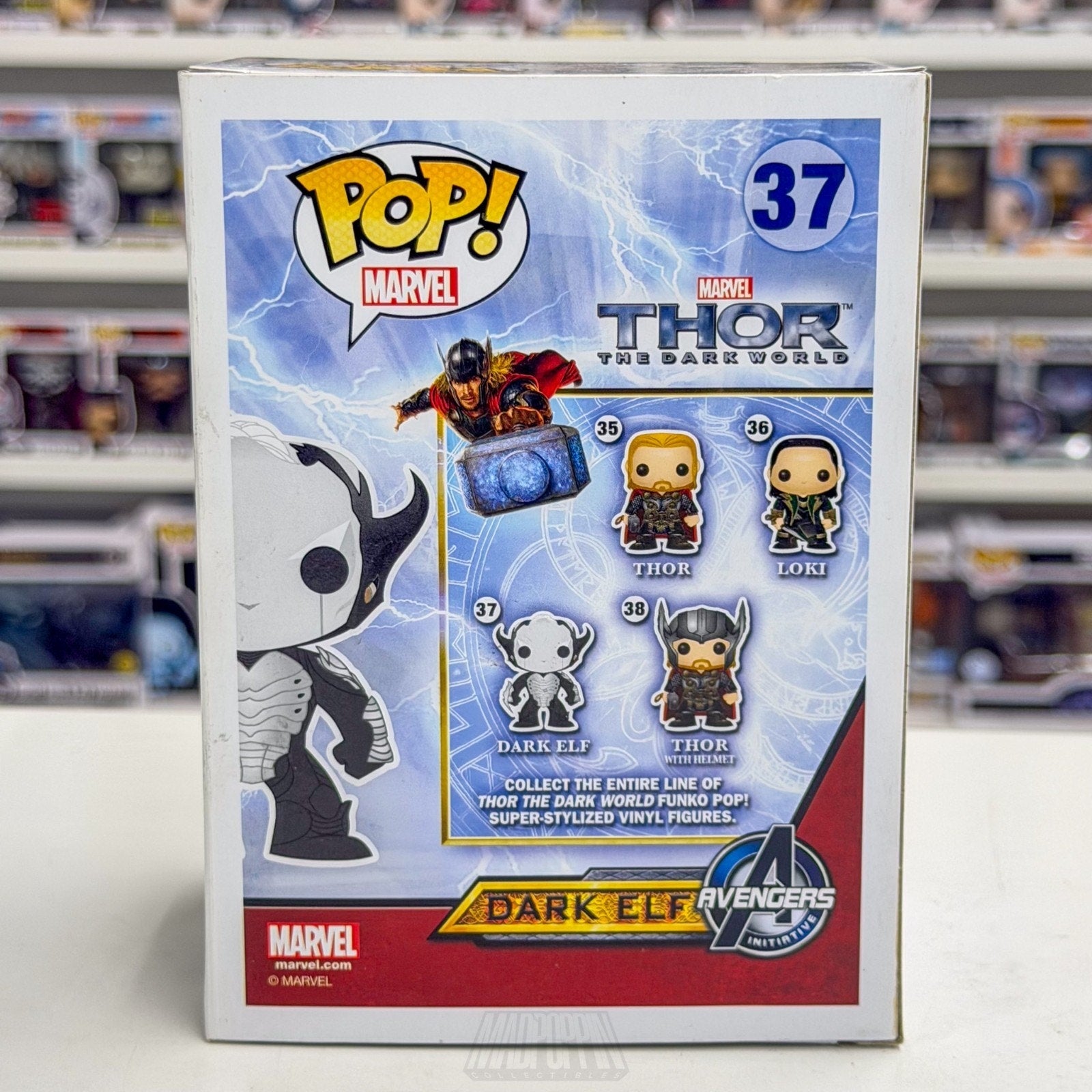 Funko Pop Marvel Thor The Dark World Dark Elf 37 Vaulted Toy Vinyl Figure