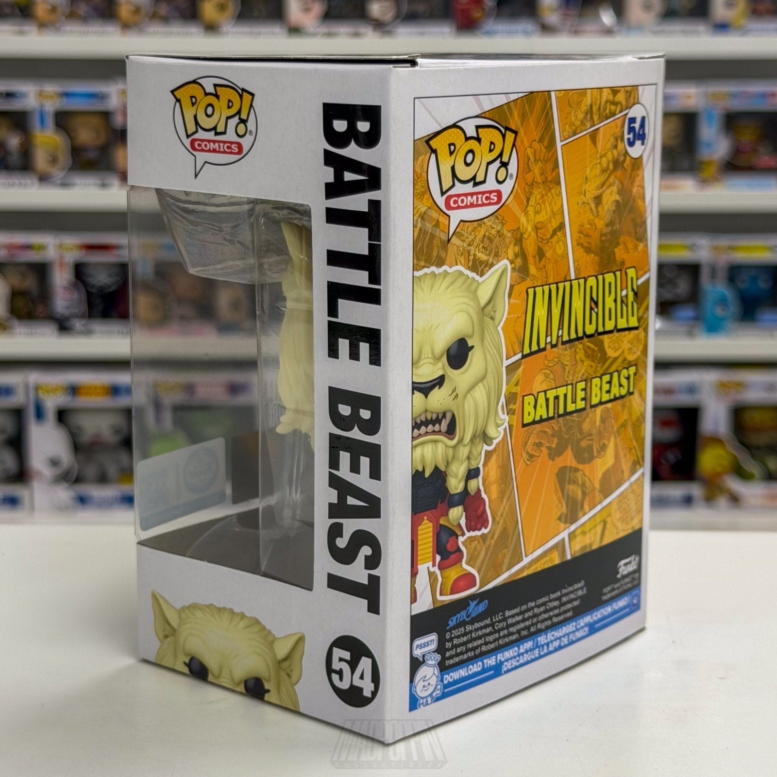 Funko Pop Comics Invincible Battle Beast Chalice Collectibles 54 Vinyl Figure