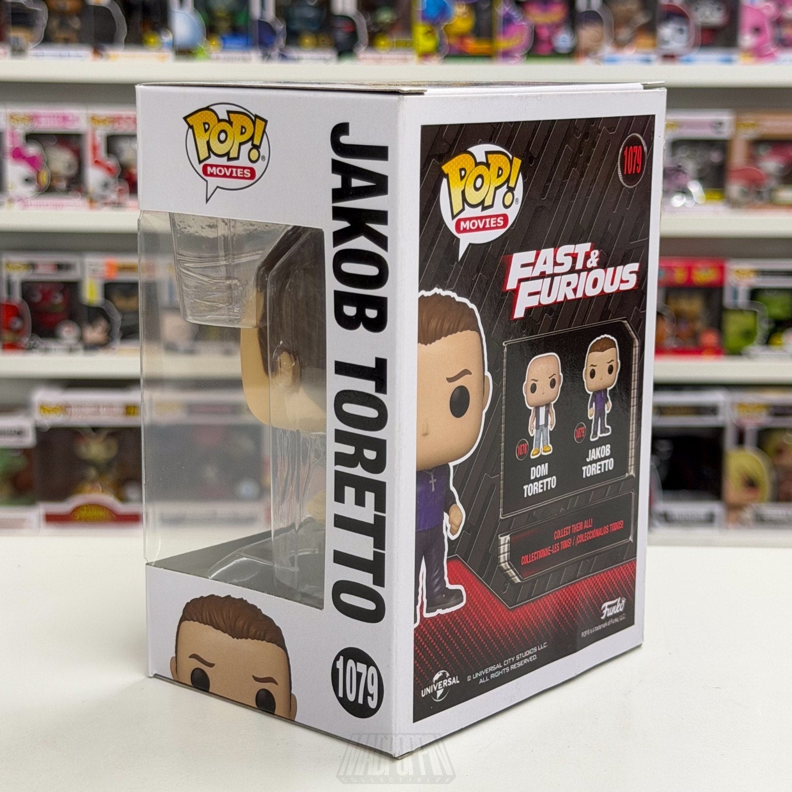 Funko Pop Movies Fast & Furious Jakob Toretto 1079 Toy Drag Racing Vinyl Figure