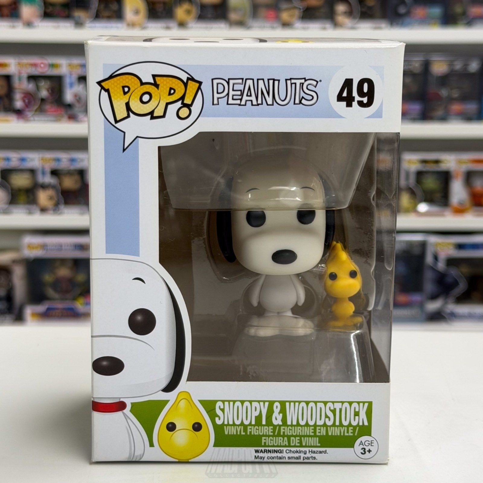 Funko Pop Peanuts Snoopy & Woodstock 49 Cartoon Comic Beagle Dog Vinyl Figure