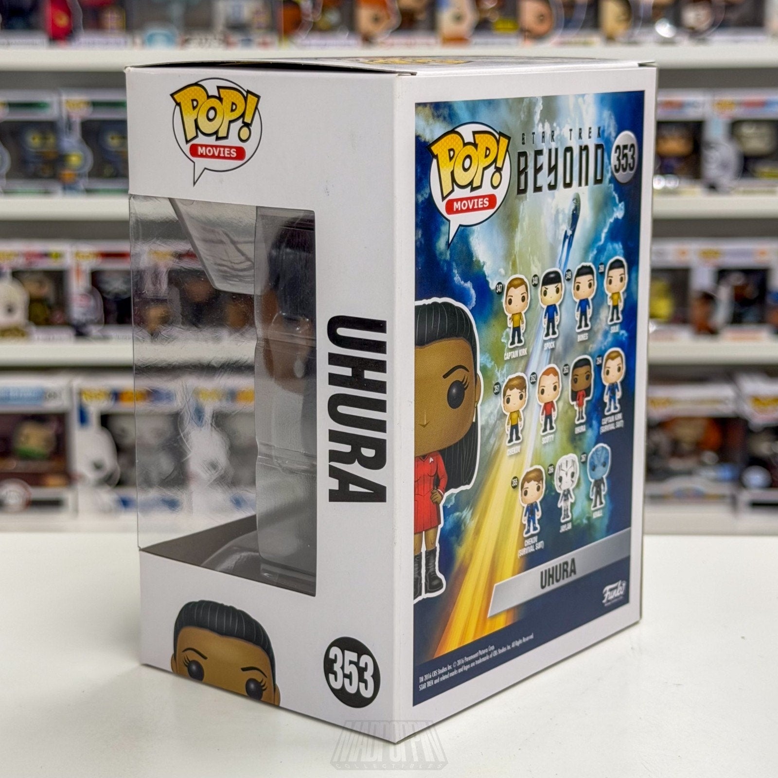 Funko Pop Movies Star Trek Beyond Lieutenant Nyota Uhura 353 USS Enterprise Fig