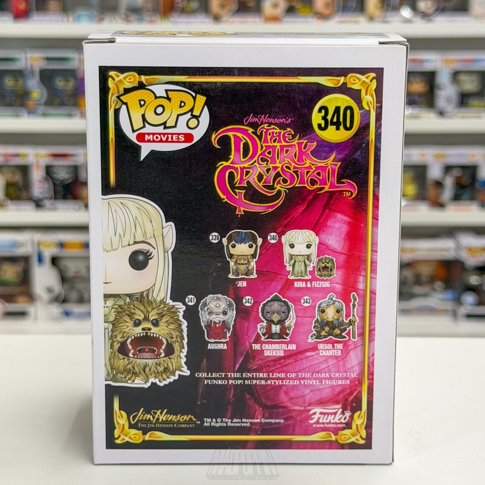 Funko Pop Movies Dark Crystal Kira & Fizzgig 340 Vaulted Rare Toy Vinyl Figure