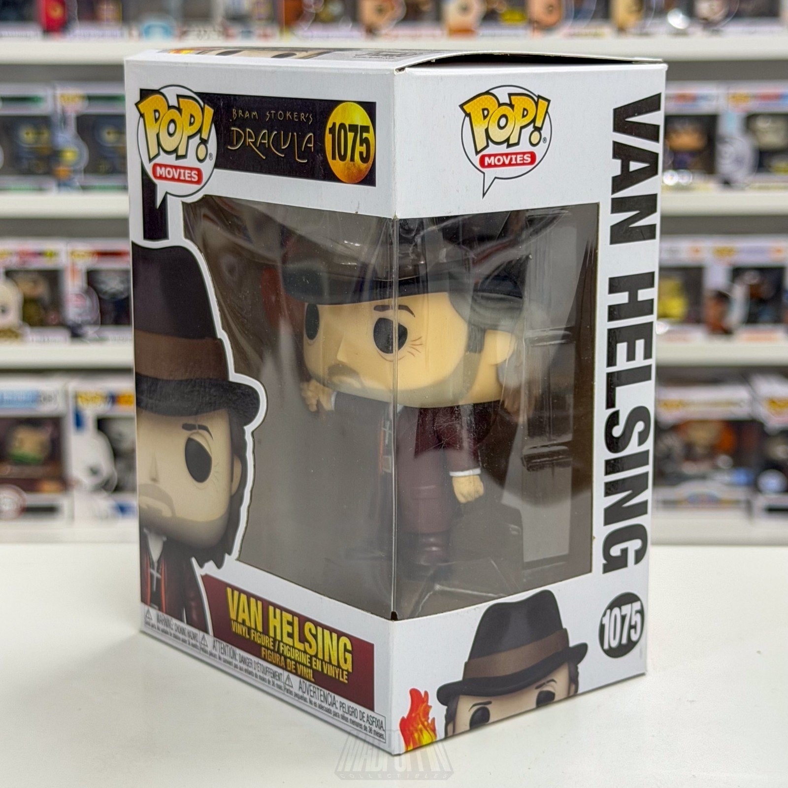 Funko Pop Movies Bram Stokers Dracula Van Helsing 1075 Horror Vampire Toy Figure