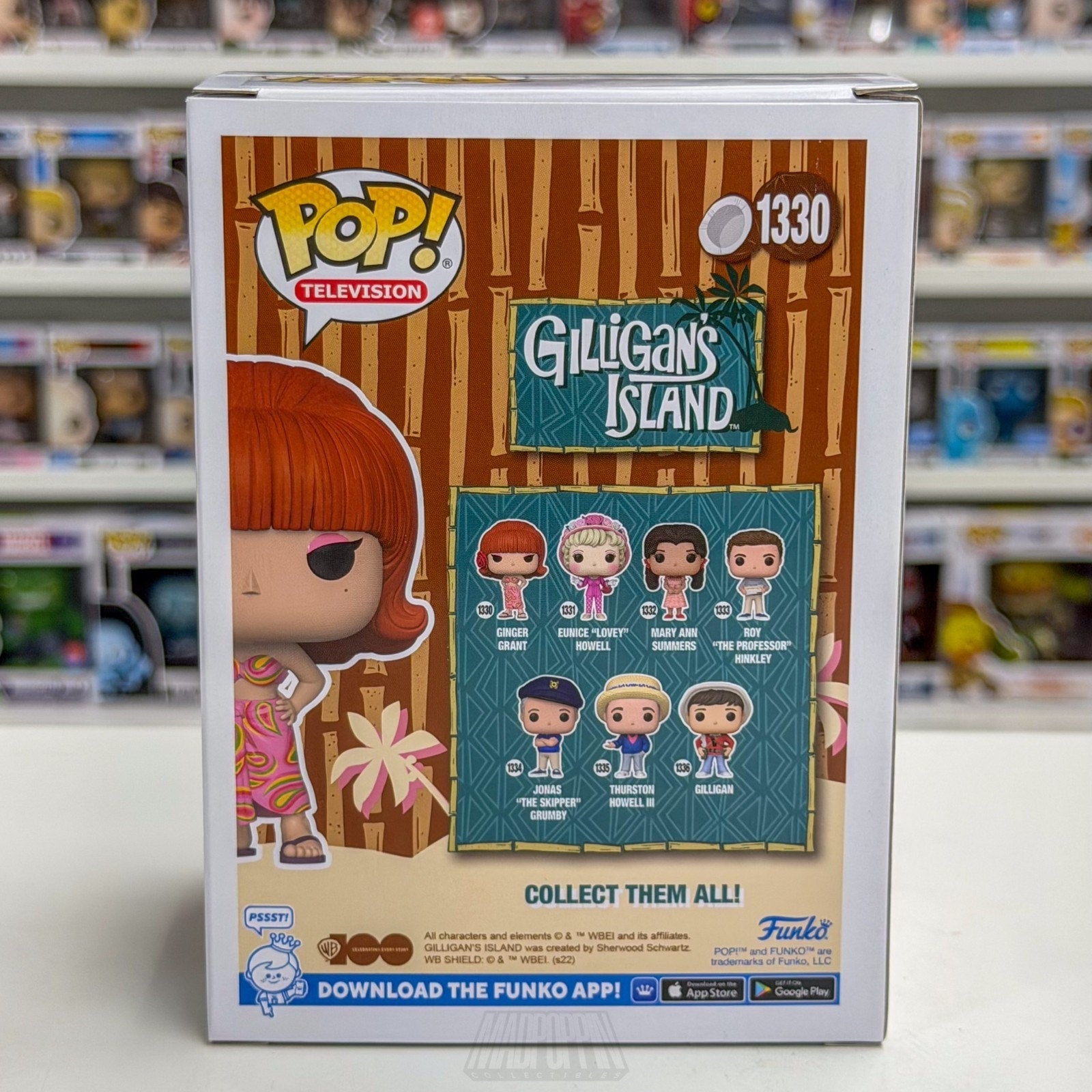 Funko Pop TV Gilligan's Island Ginger Grant 1330 Hollywood Star Toy Vinyl Figure
