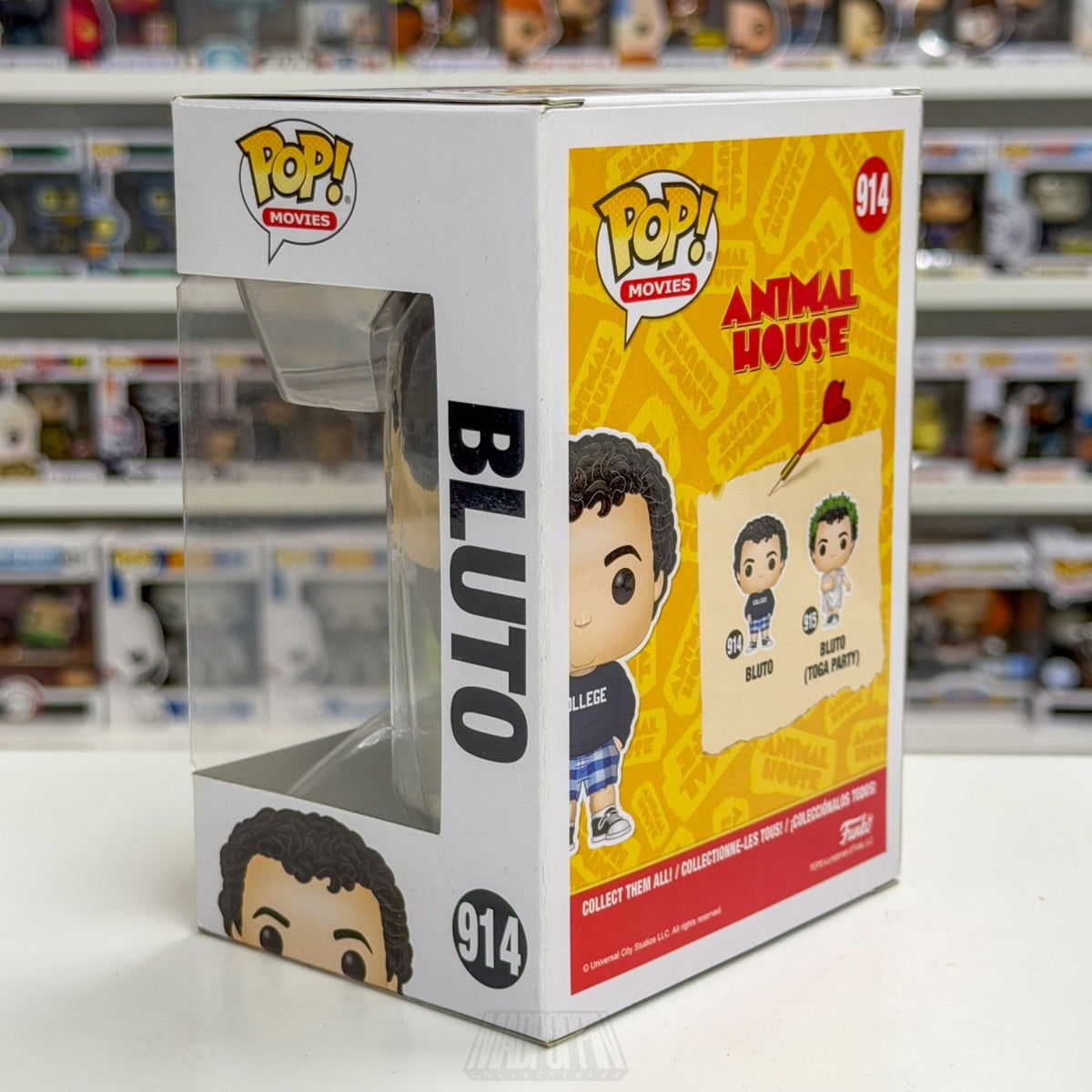 Funko Pop Movies National Lampoons Animal House Bluto 914 Comedy Vinyl Figure