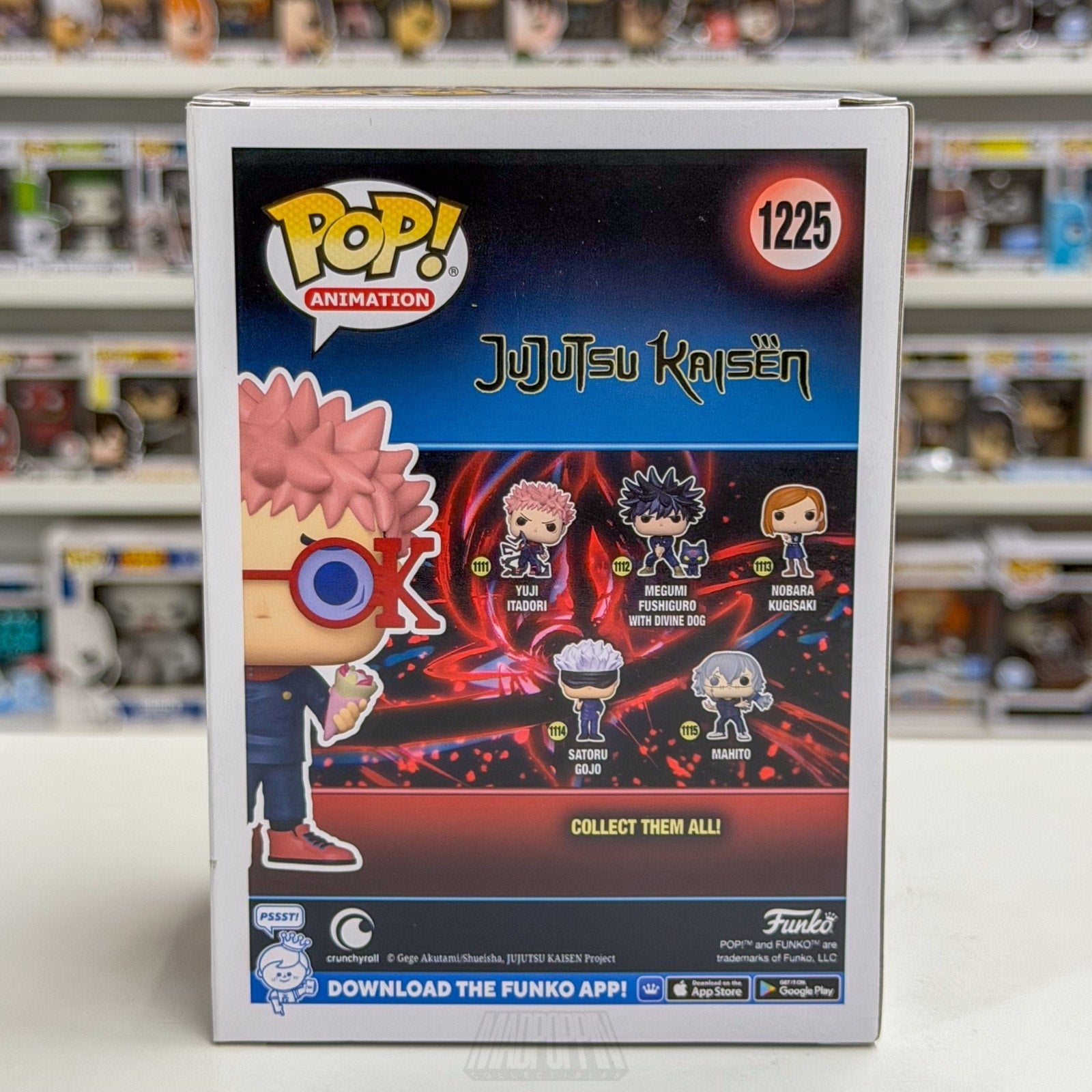 Funko Pop Anime Jujutsu Kaisen Yuji Itadori NYCC 1225 Japan Manga Vinyl Figure