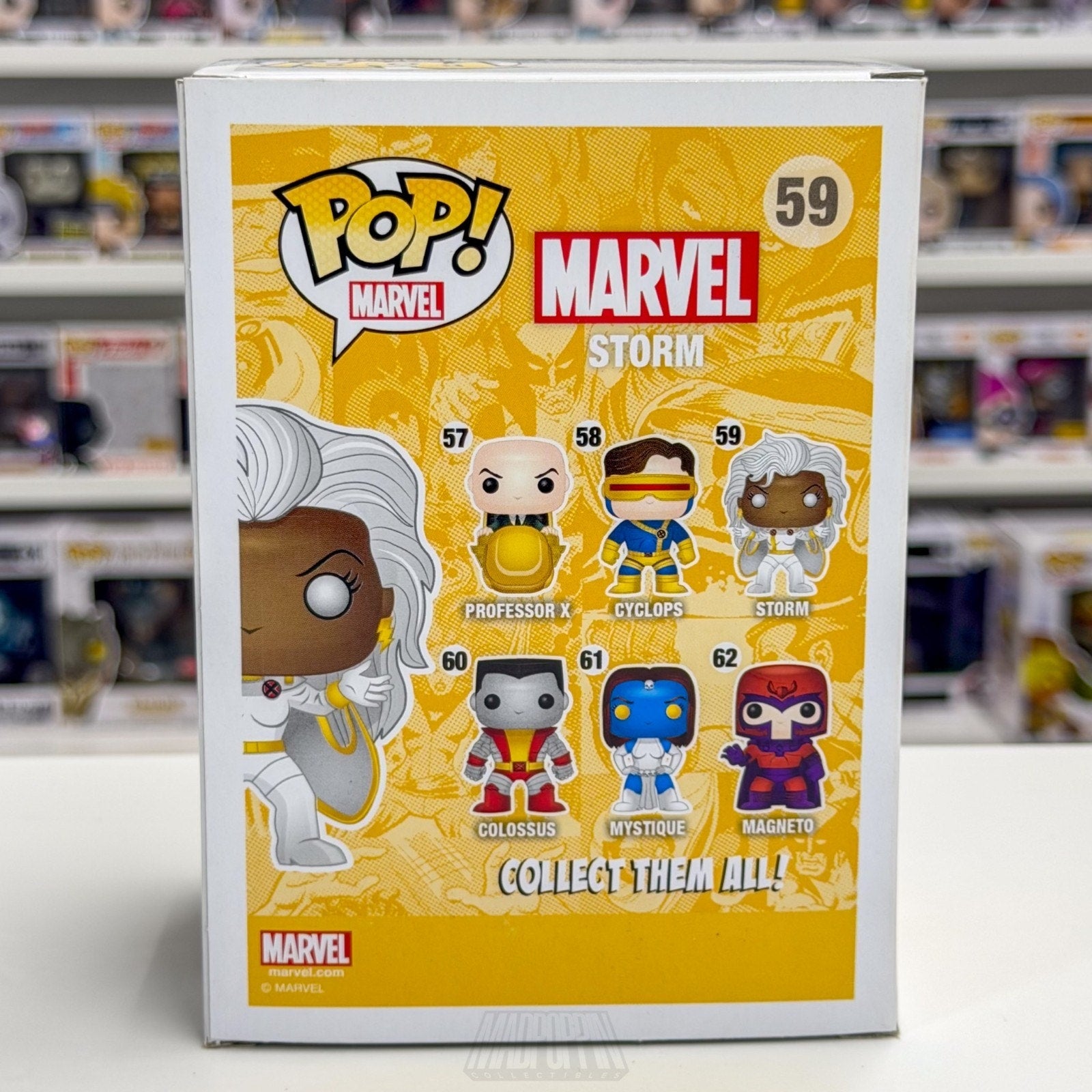 Funko Pop Marvel X-Men Storm Black Suit Hot Topic 59 Mutant Hero Vinyl Figure