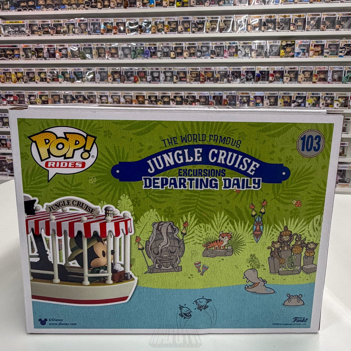 Funko Pop Rides Disney Jungle Cruise Mickey Mouse 103 Park Attraction Toy Figure