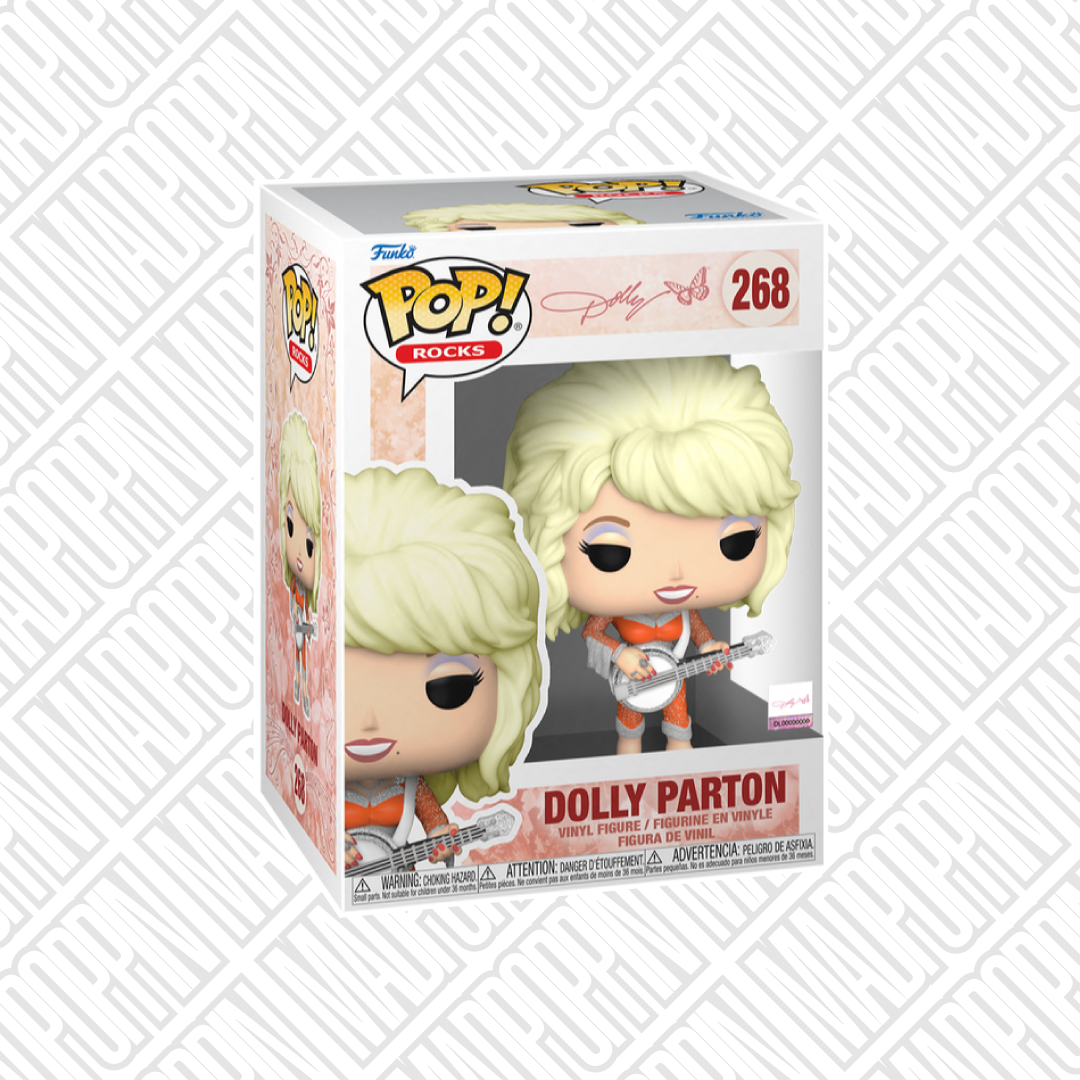 Funko Pop Rocks Dolly Parton Banjo #268