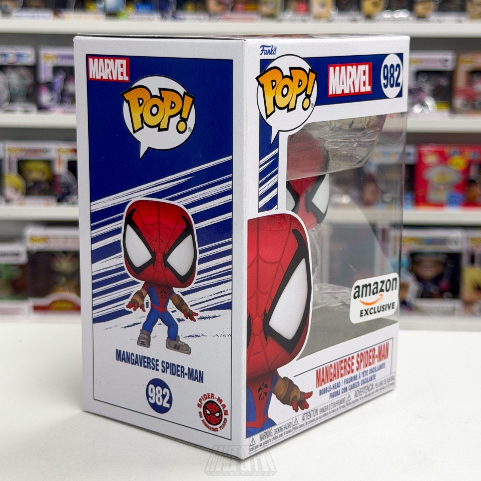 Funko Pop Marvel Mangaverse Spider-Man Amazon 982 Beyond Amazing Vinyl Figure