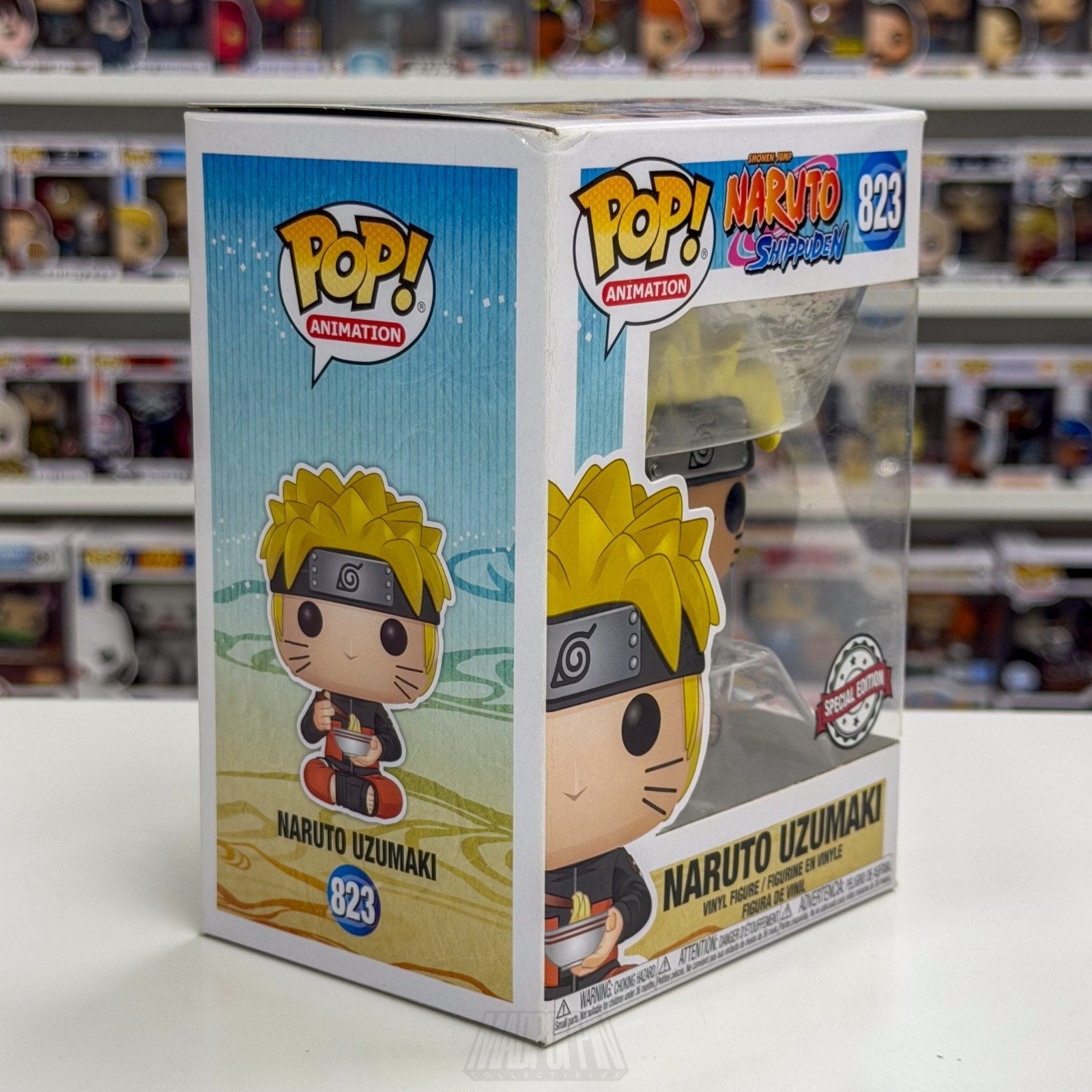 Funko Pop Anime Naruto Uzumaki Eating Noodles Special Edition 823 Vinyl Figure
