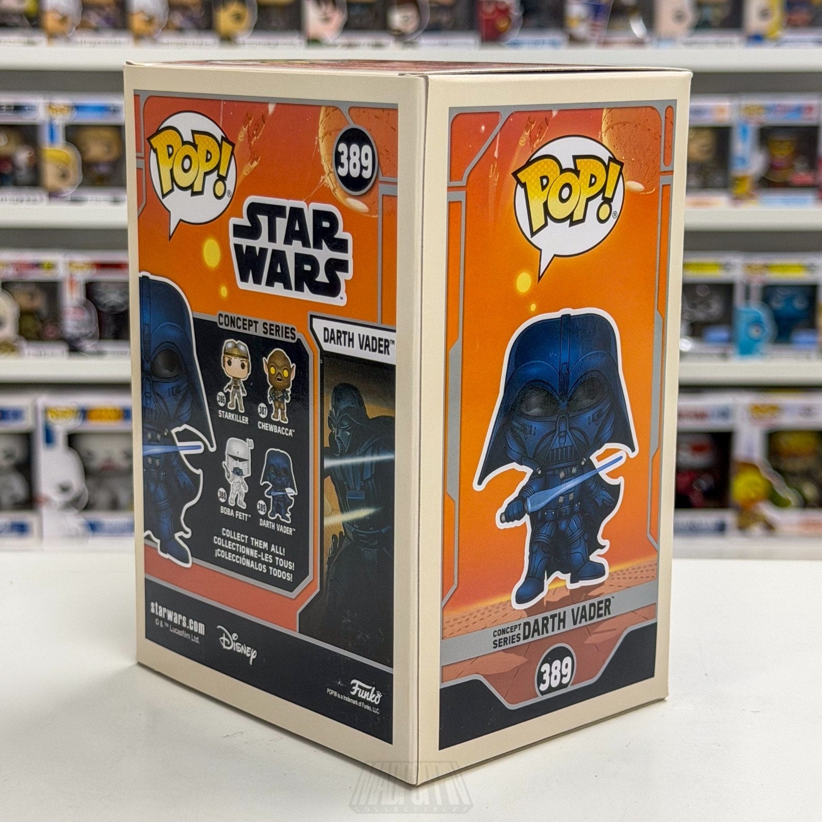 Funko Pop Star Wars Darth Vader Concept Series Galactic Con 389 Toy Vinyl Figure