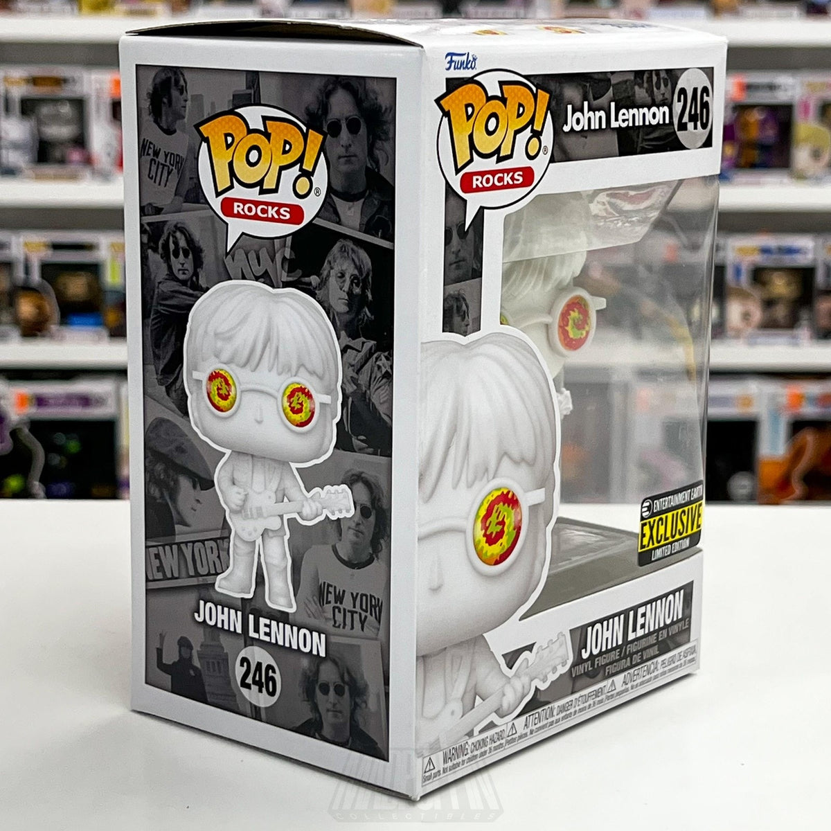 Funko Pop Rocks John Lennon Psychedelic Shades Entertainment Earth 246 Figure