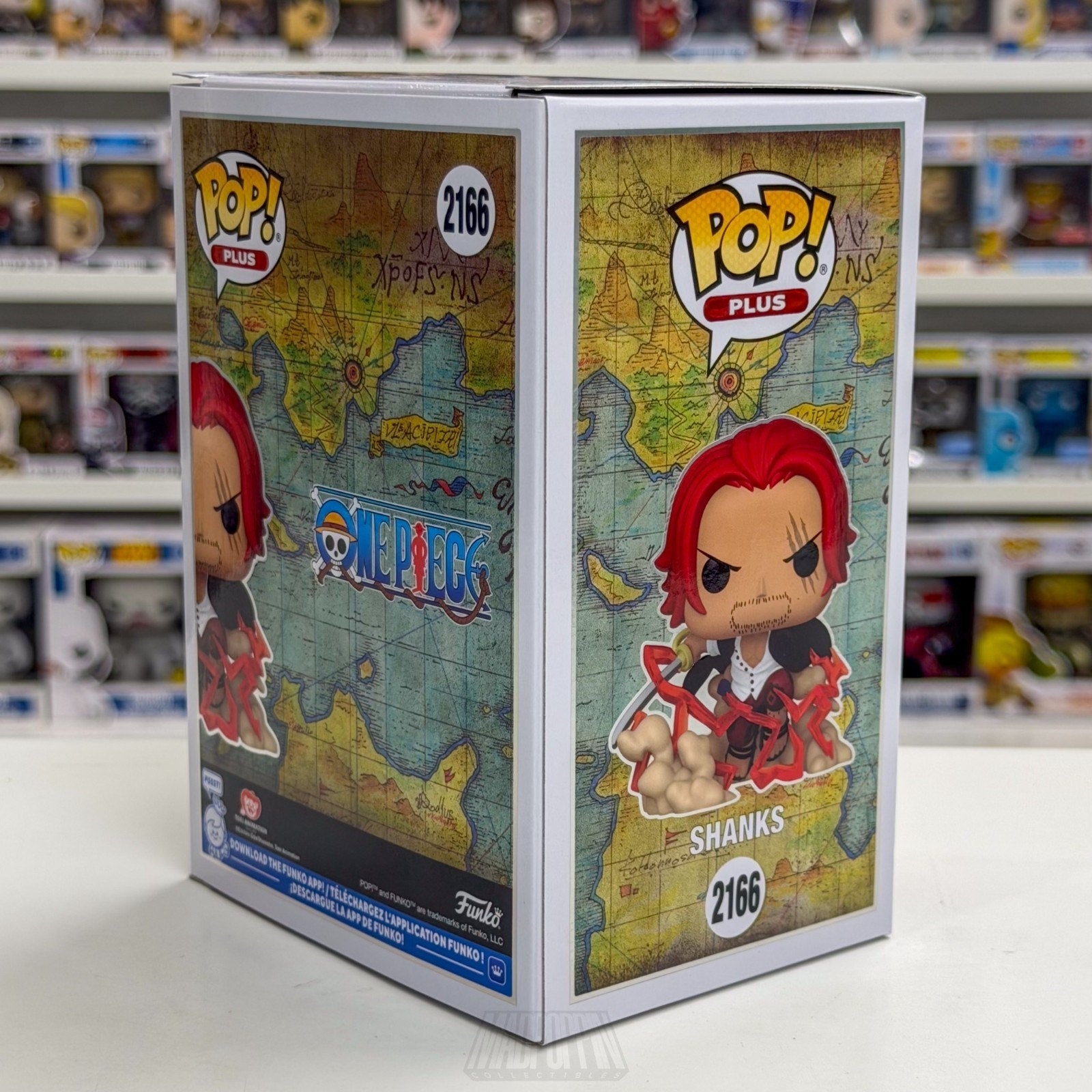 Funko Pop Anime One Piece Shanks Devine Departure Signed JSA 2166 Vinyl Figure