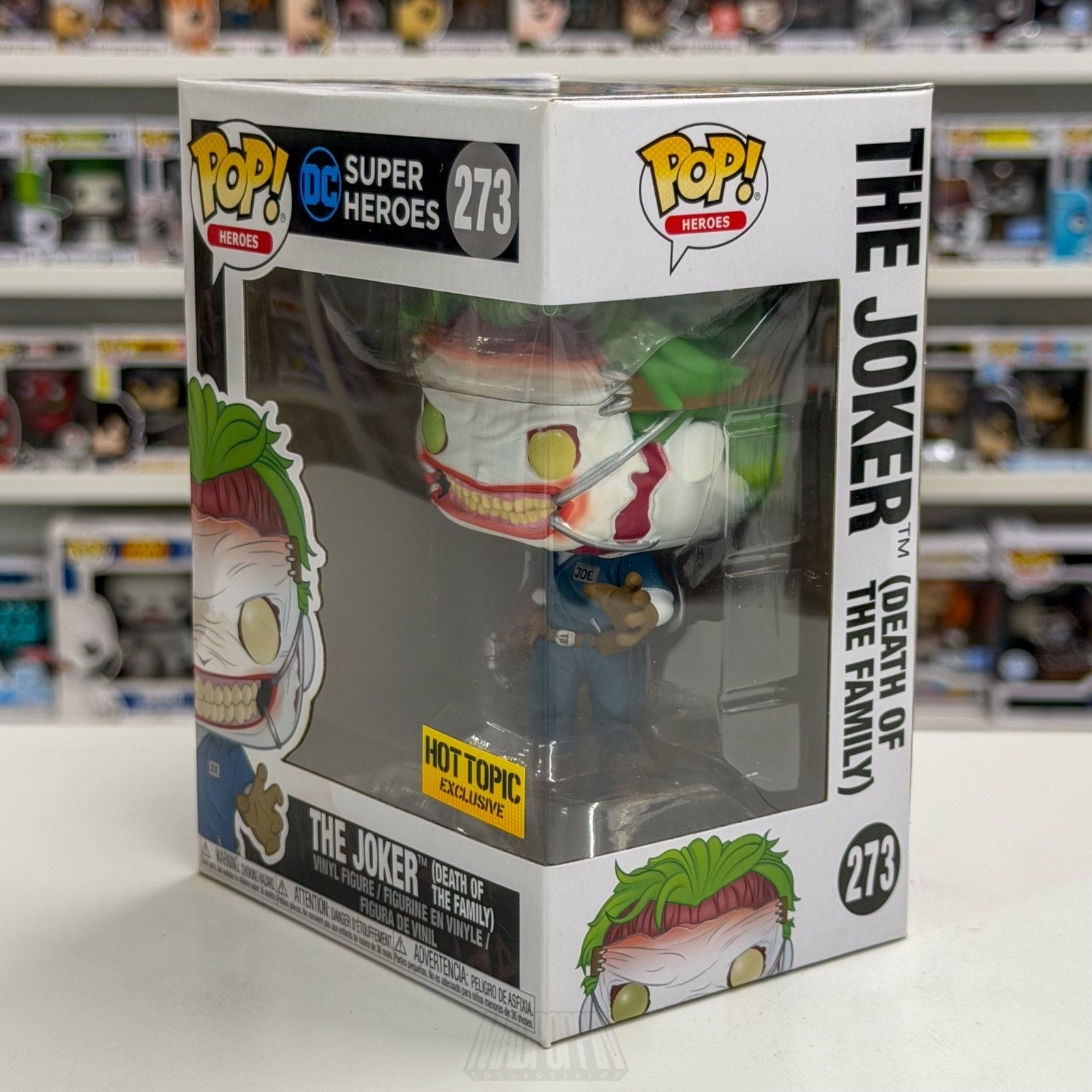 Funko Pop DC Super Heroes The Joker Death of the Family Hot Topic 273 Toy Figure