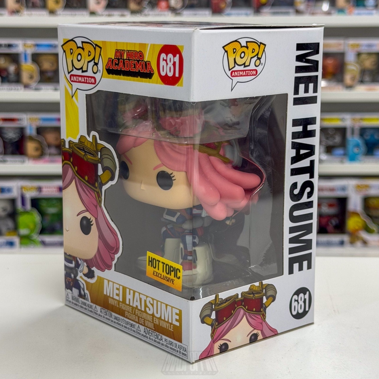 Funko Pop Anime My Hero Academia Mei Hatsume Hot Topic 681 Manga Vinyl Figure