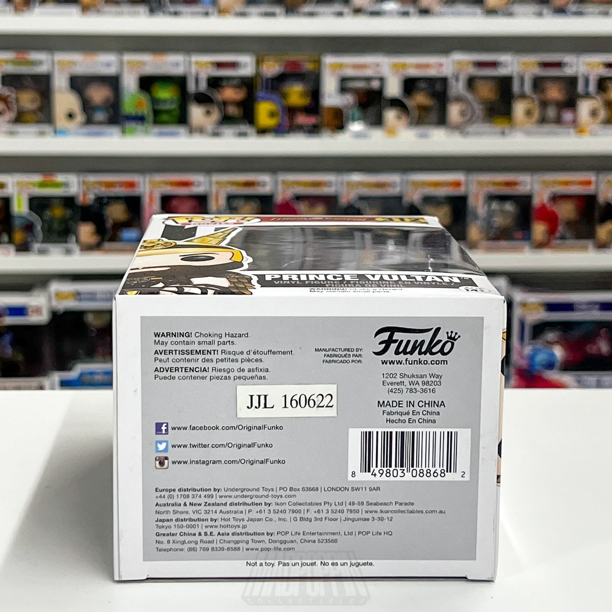 Funko Pop Movies Flash Gordon Prince Vultan 312 Space Opera Toy Vinyl Figure