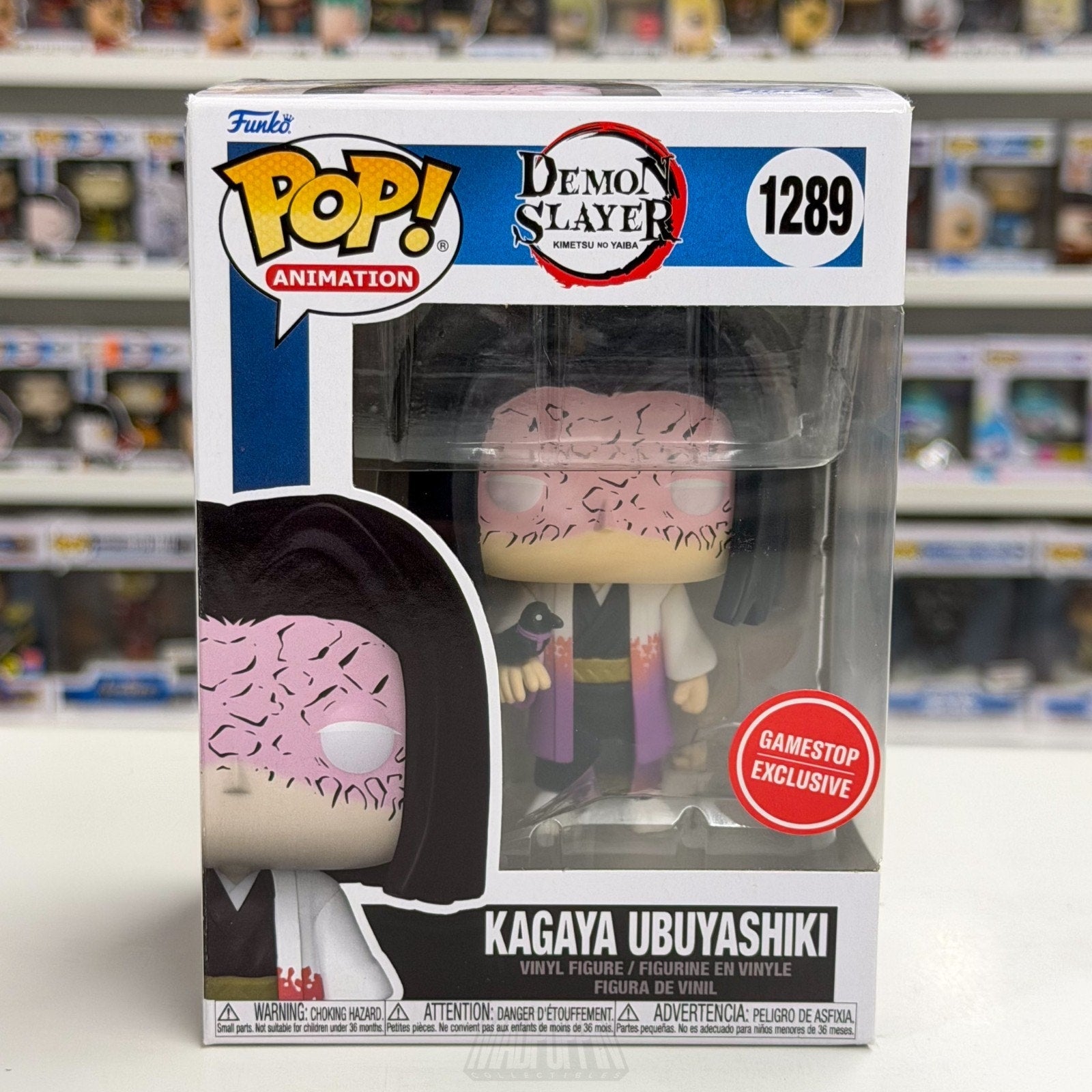 Funko Pop Anime Demon Slayer Kagaya Ubuyashiki GameStop 1289 Manga Vinyl Figure