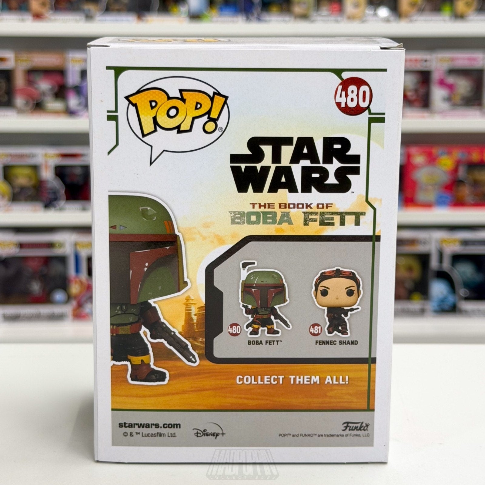 Funko Pop Star Wars Book of Boba Fett 480 Disney+ Bounty Hunter Toy Vinyl Figure