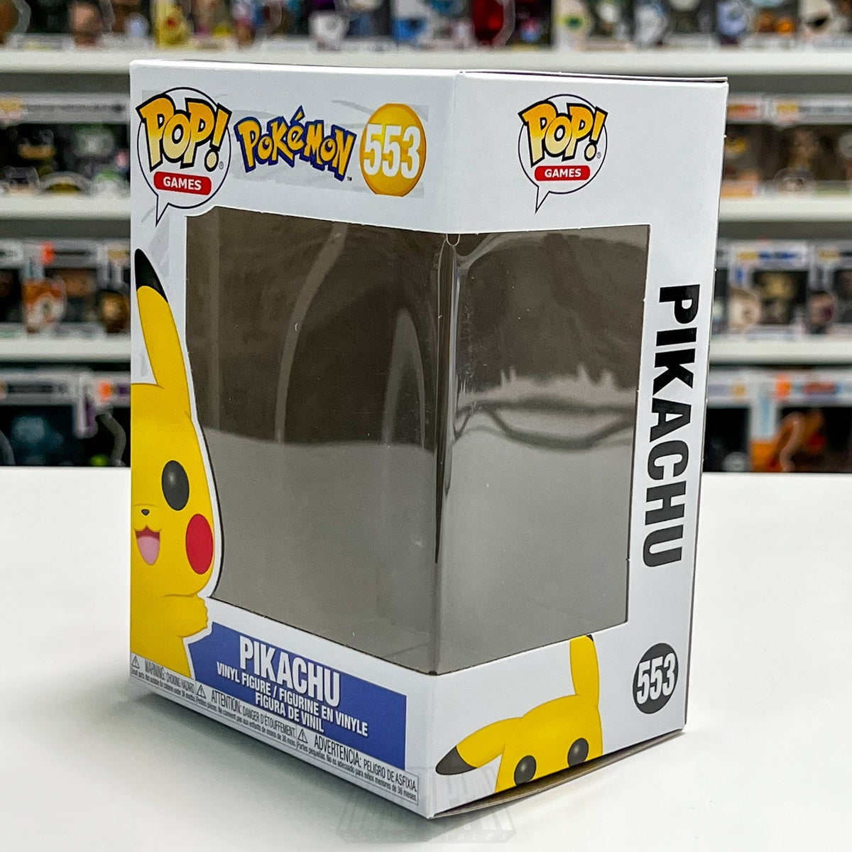 Funko Pop Games Pokemon Pikachu BOX ONLY NO FIGURE NO INSERT Mint TCG Japanese
