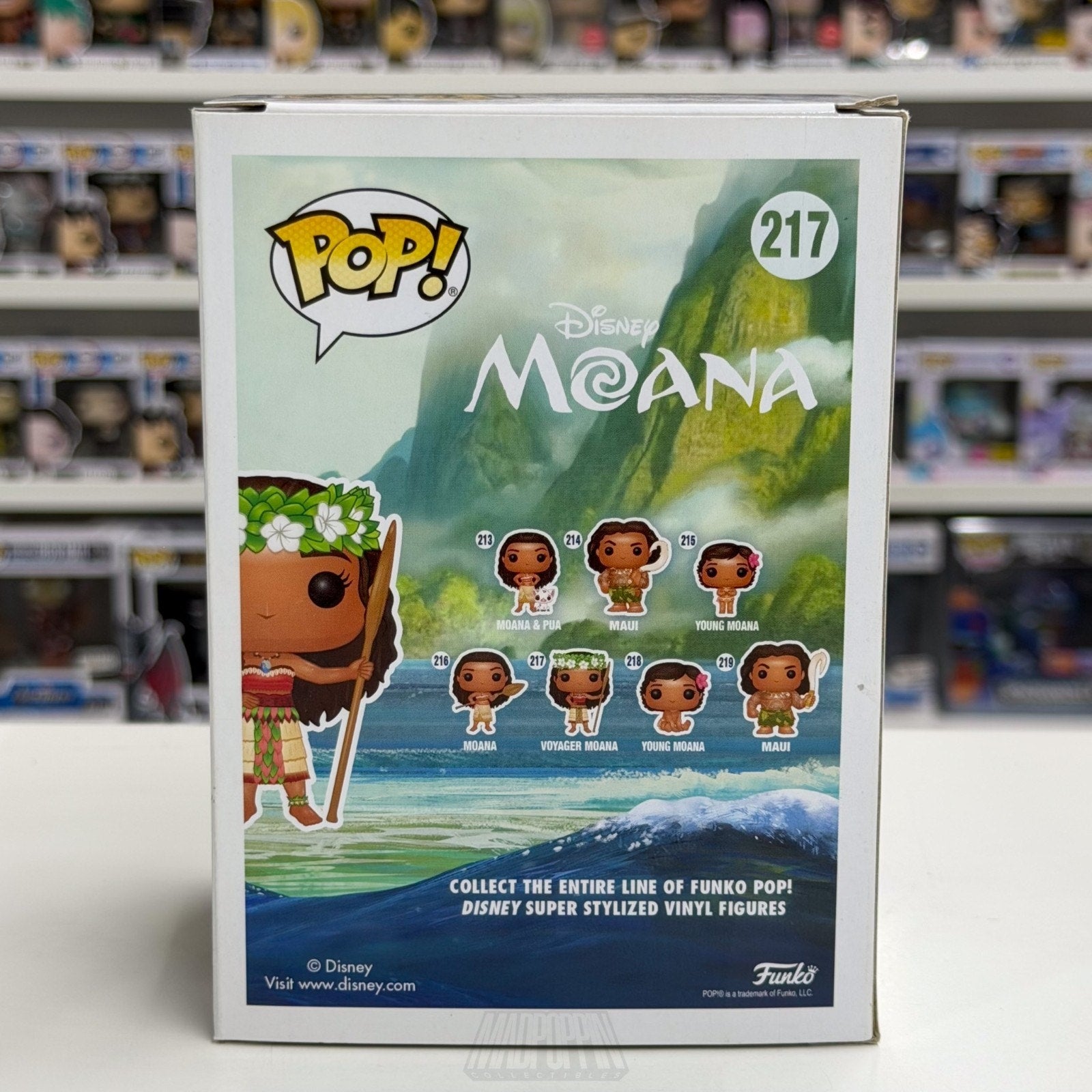 Funko Pop Disney Moana Voyager Walmart 217 Polynesian Princess Toy Vinyl Figure
