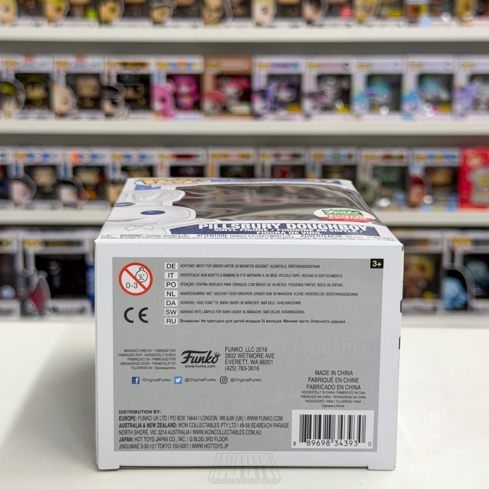 Funko Pop Ad Icons Pillsbury Doughboy Exclusive 37 Mascot Cookies Vinyl Figure