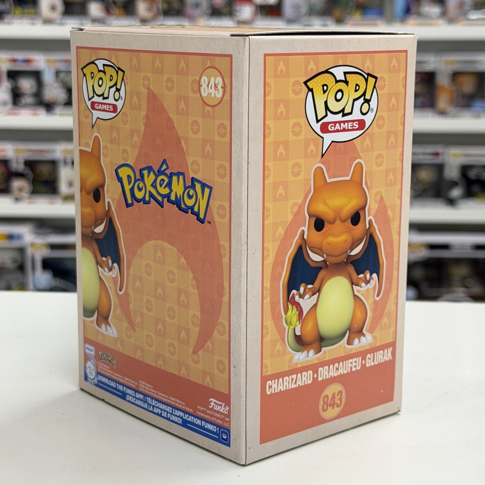 Funko Pop Games Pokemon Charizard Soft Color Target 843 TCG Toy Vinyl Figure