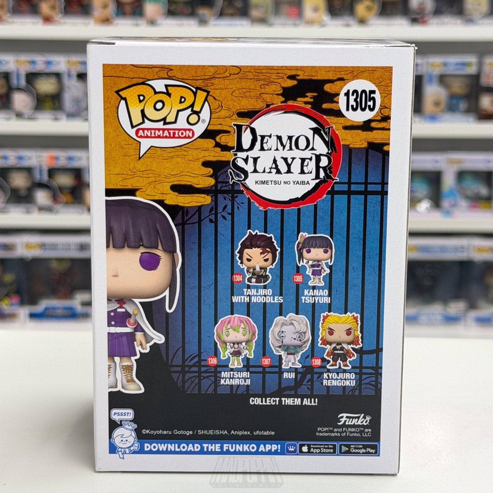 Funko Pop Anime Demon Slayer Kanao Tsuyuri 1305 Japanese Manga Toy Vinyl Figure