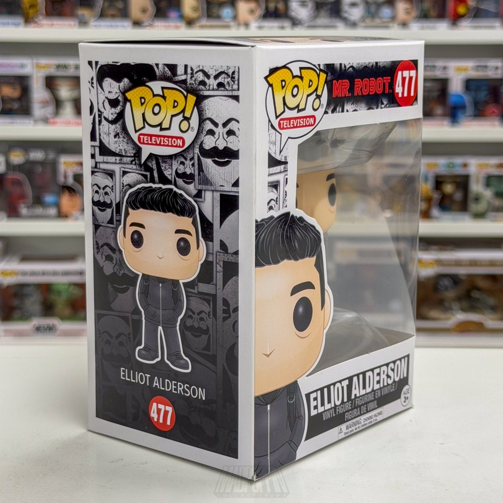 Funko Pop TV Mr Robot Elliot Alderson Cybersecurity Hacker Drama Vinyl Figure