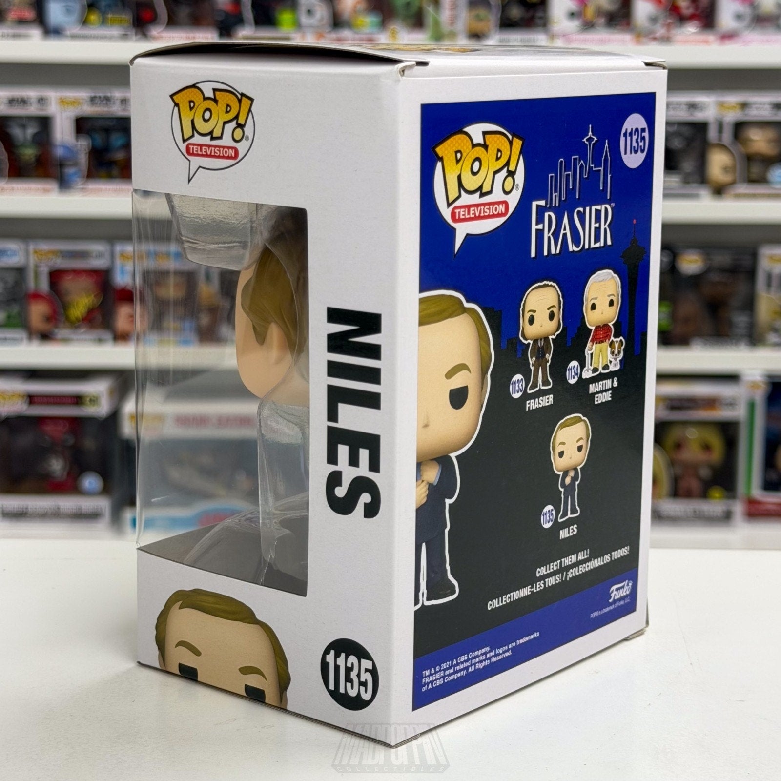 Funko Pop TV Frasier Niles Crane 1135 NBC Sitcom Cheers Spin-Off Vinyl Figure