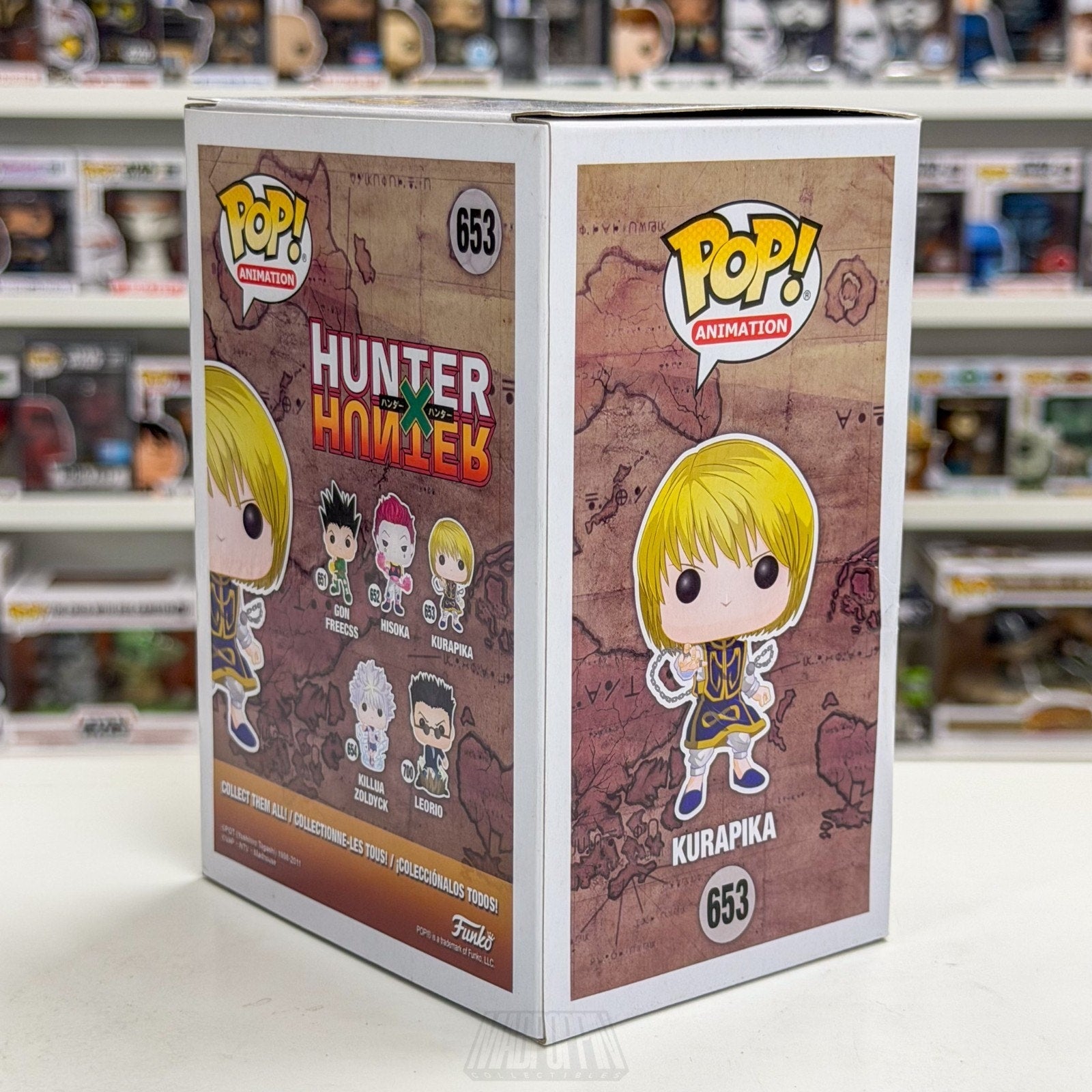 Funko Pop Anime Hunter x Hunter Kurapika 653 Japanese Manga Toy Vinyl Figure